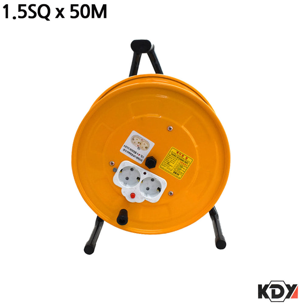 아이티알,LX KDY 접지형 전선릴 전기연장선 1.5SQ x 50M