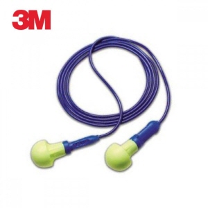 아이티알,LX 3M 귀 삽입형 귀마개 Push-Ins 끈이 달린 5개 묶음