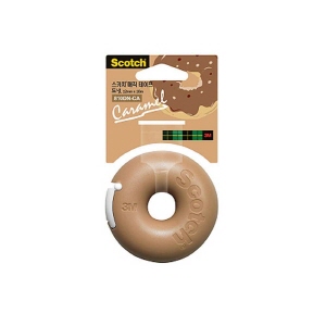 아이티알,LX 3M 스카치 매직 테이프 도넛 디스펜서 810DN 카라멜